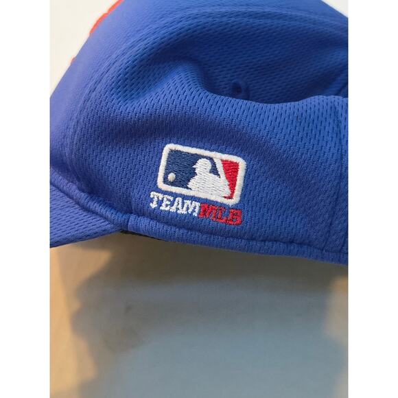 New York Mets MLB Baseball Hat OC Outdoor Cap Youth Strapback Cap Blue/Orange - Picture 2 of 4